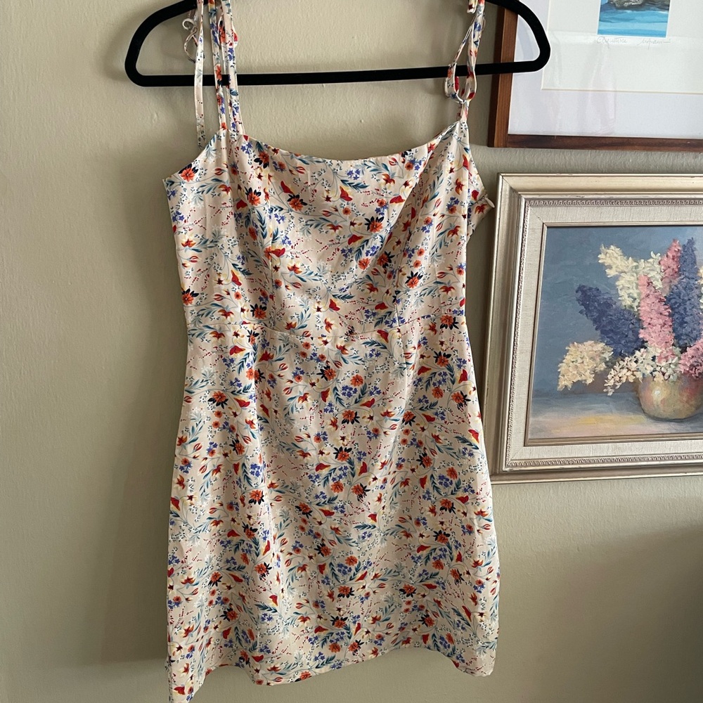 Nasty gal floral mini dress